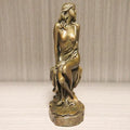 Sculpture Femme Orientale — Laiton Antique Figurine Art Prestige