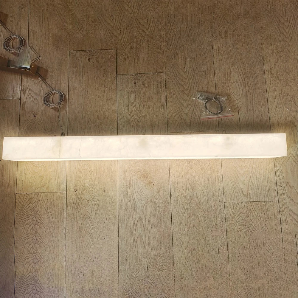 Lustre Marbre Naturel Alabaster — Éclat Intemporel
