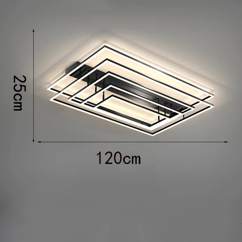 Lustre Anneaux LED Nordic — Élégance Contemporaine