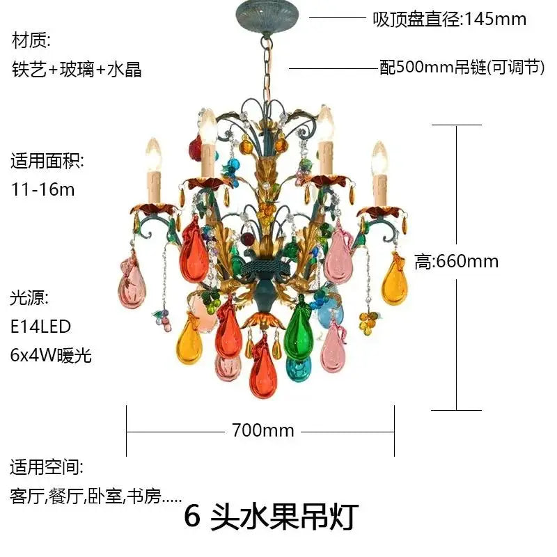 Lustre Cristal à Bougies — Élégance à la Française