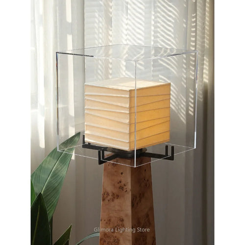Lampadaire Bois Wabi Sabi Ryokan — Édition Hôtel de Luxe