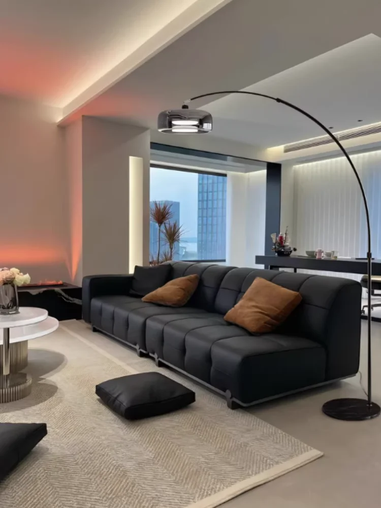 Lampadaire Italien en Verre Soufflé — Luxe & Caractère